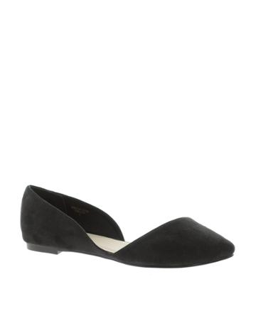 Asos Link Pointed Ballet Flats