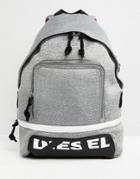 Diesel Broken Logo Scuba Backpack - Gray