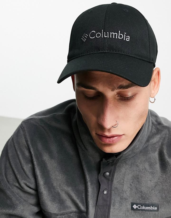 Columbia Lodge Back Ball Cap In Black