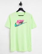 Nike Spring Break Graphic T-shirt In Black-green