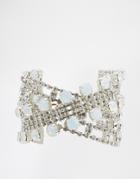 Krystal Swarovski Crystal Mega Cross Over Bracelet