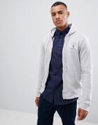 Hackett Mr. Classic Logo Hooded Sweat In Grey - Gray
