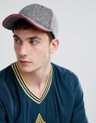 Asos Design Baseball Cap In Check With Red Sandwich Peak - Multi