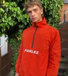 Parlez Vanguard Jacket In Coral Exclusive At Asos-orange