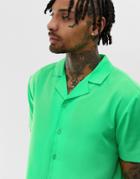 Another Influence Neon Revere Shirt - Green