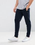Armani Jeans Cuffed Logo Sweat Joggers Navy - Navy