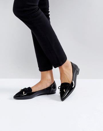 Miss Kg Flat Point Shoe - Black