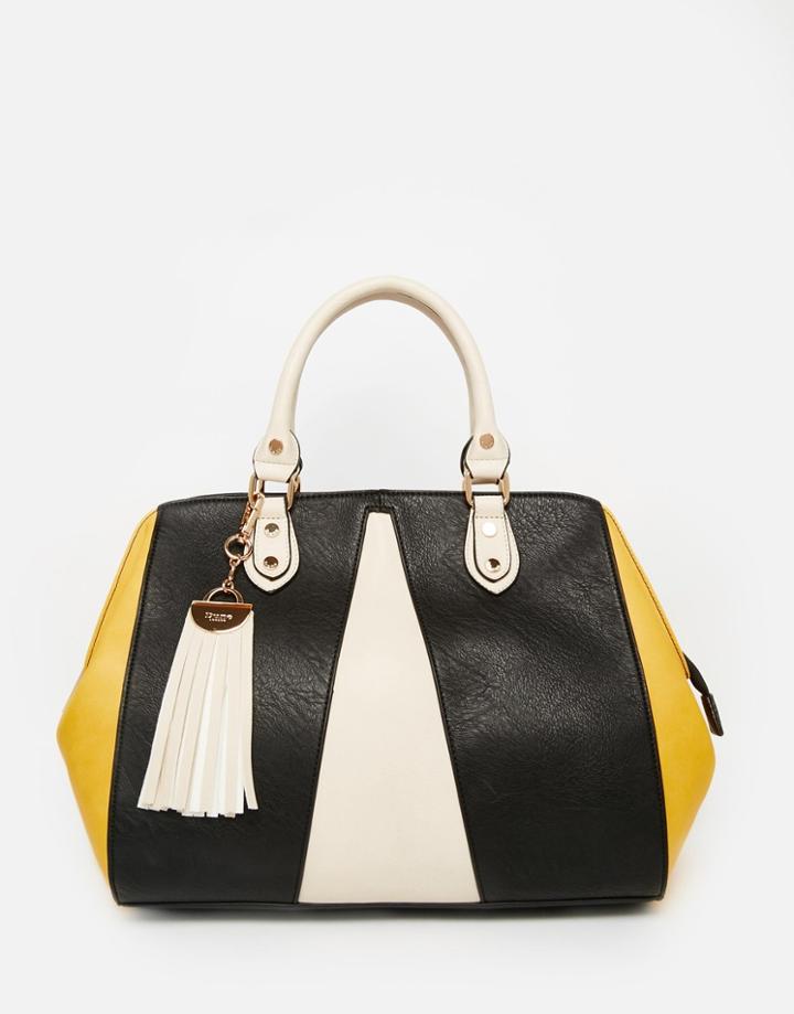 Dune Color Block Barrel Bag