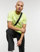 Marshall Artist Data Flow Printed T-shirt In Lime-yellow