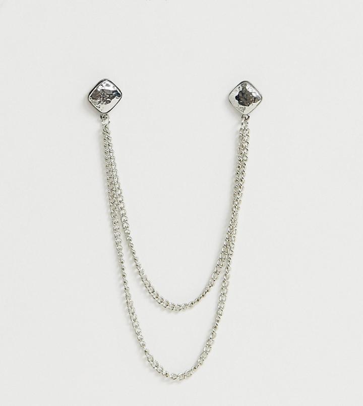 Designb Collar Tips In Silver
