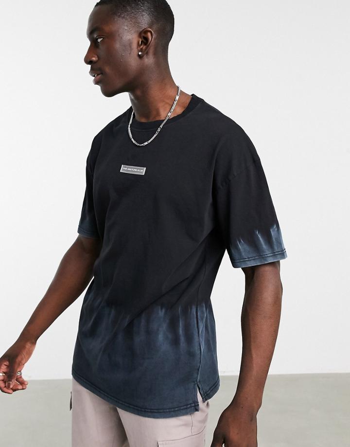 The Couture Club Acid Wash Ombre T-shirt-multi