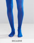 Monki Colored Tights - Blue