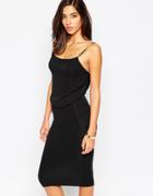 Little Black Dress Jessica Midi Dress - Black