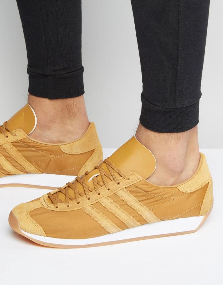 Adidas Originals Country Og Sneakers In Brown S32109 - Brown