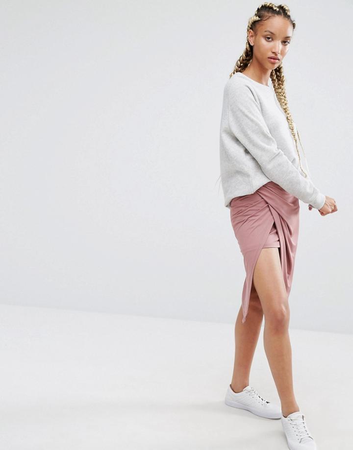Pixie & Diamond Pencil Skirt - Purple