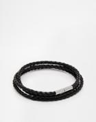 Seven London Woven Wrap Bracelet - Black