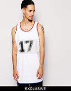 Reclaimed Vintage Mid Length Vest 17 Contrast