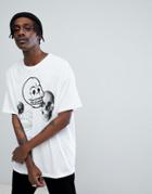 Cheap Monday Squad Skull Mania T-shirt - White