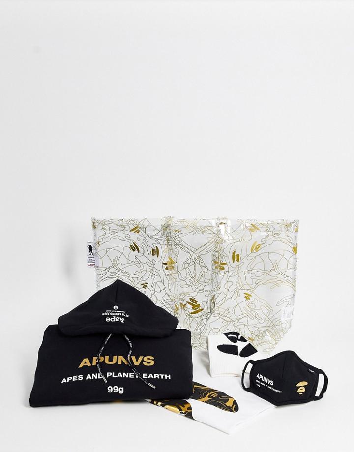 Aape By A Bathing Ape Happy Bag Containing Various Products-multi