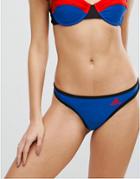 Adidas Originals Logo Bikini Bottom - Blue