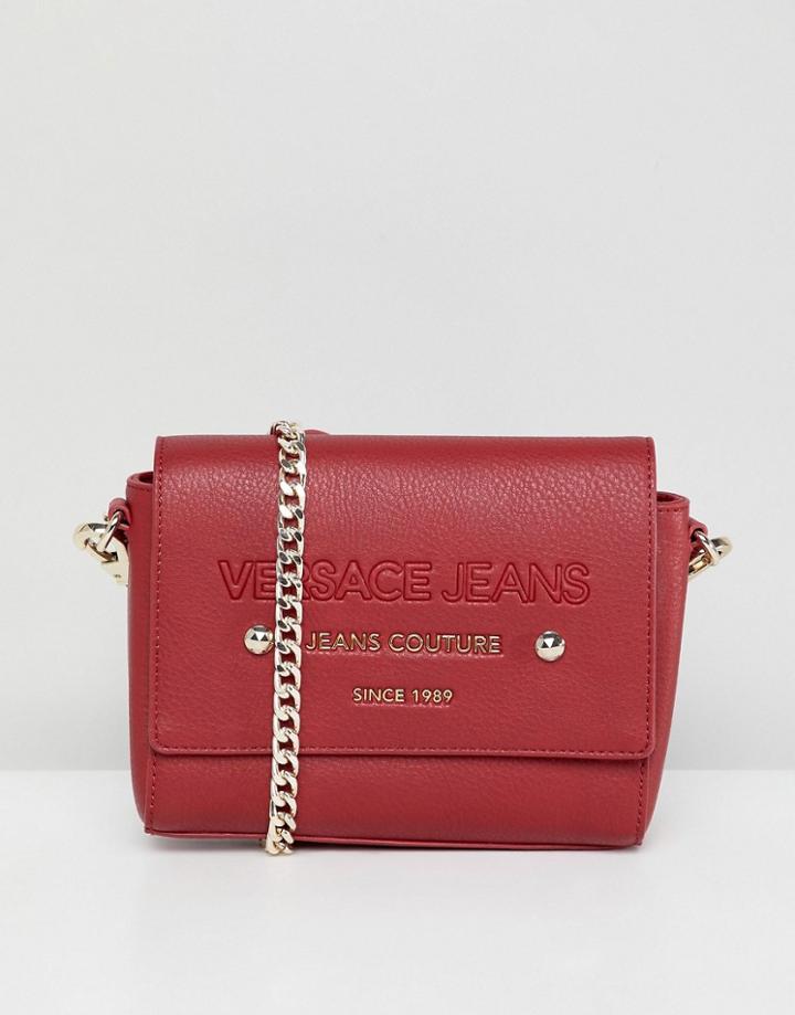 Versace Jeans Logo Multi-way Bag - Red