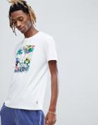 Adidas Skateboarding Floral Blackbird Logo T-shirt In White Cf5844 - White