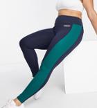 Adidas Originals 'retro Luxury' Plus Leggings In Deep Navy