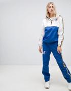K-way X Kappa Waterproof Pants With Strap Detail-blue