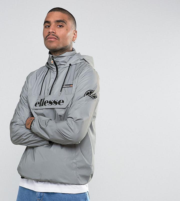Ellesse Reflective Overhead Jacket - Silver