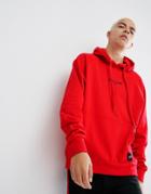 Sixth June Oversized Hoodie In Red - Red