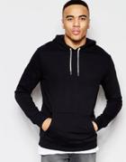 New Look Hooded Sweatshirt In Black - Black