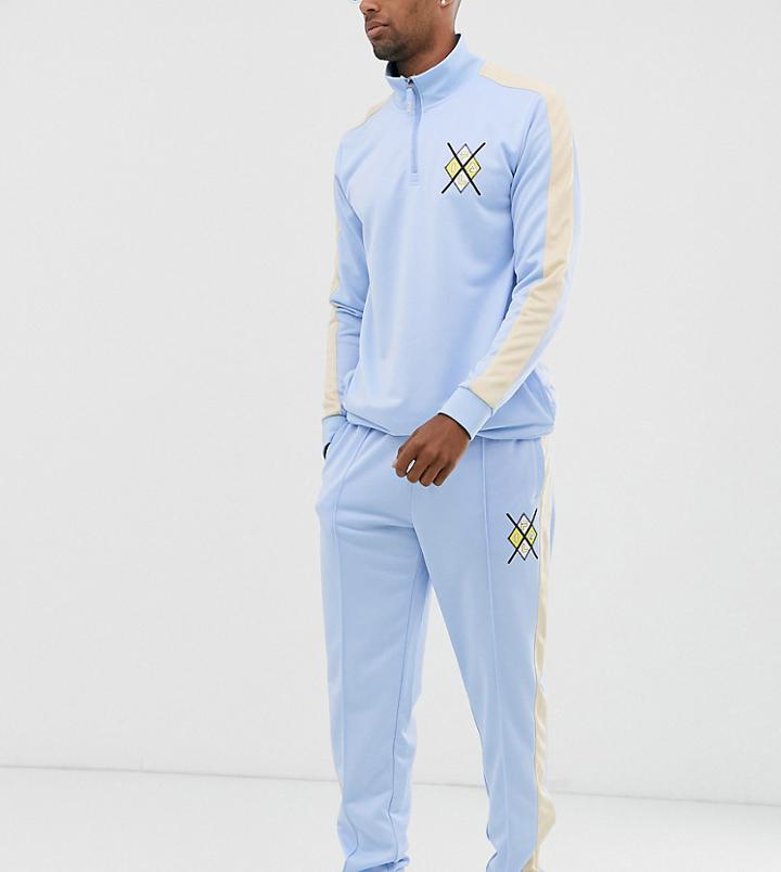 Fila Tall Claudio Track Pant In Powder Blue