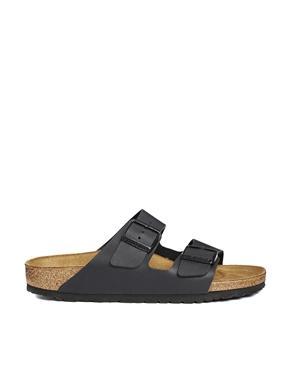 Birkenstock Arizona Black Flat Sandals - Black