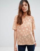 Selected Valera Sheer Dot Shirt - Pink