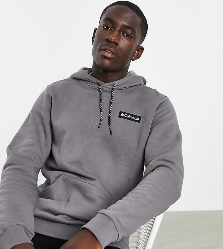 Columbia Cliff Glide Hoodie In Gray Exclusive At Asos-grey
