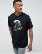 Weekday Frank Deathsurfer T-shirt - Black