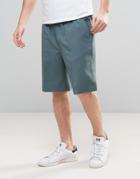 Asos Tailored Basketball Shorts In Blue - Blue