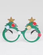Npw Holidays Tree Glasses - Multi
