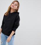 Asos Design Petite Ultimate Hoodie In Black - Black