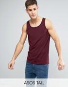 Asos Tall Tank In Red - Red