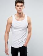 Solid Tank In White - White