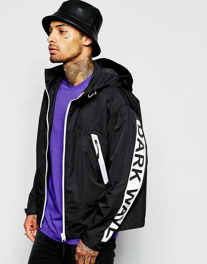 Love Moschino Dark Wave Jacket - Black