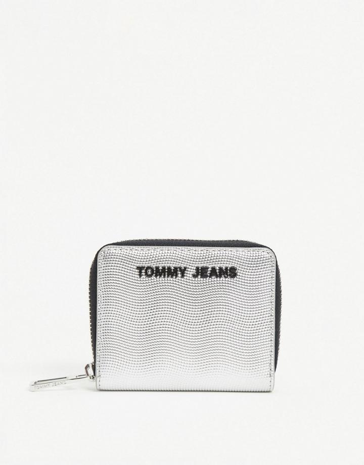 Tommy Jeans Wallet In Silver