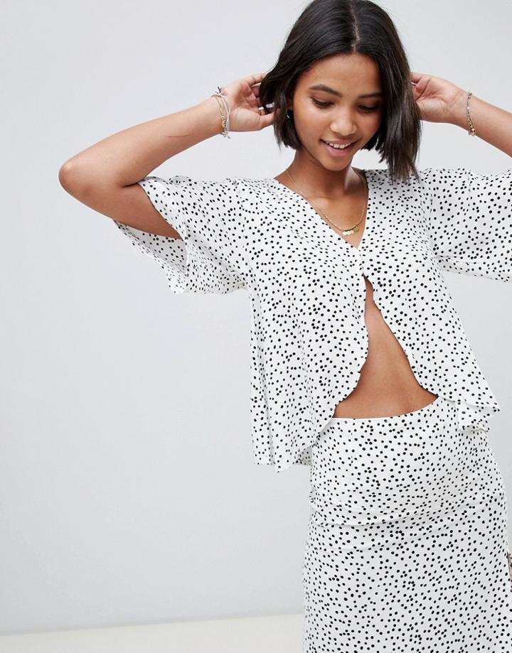 Zulu And Zephyr Periwinkle Beach Top In Multi - Multi