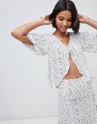 Zulu And Zephyr Periwinkle Beach Top In Multi - Multi