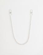 Chained & Able Ball Jean Chain In Silver - Silver