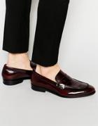 Ted Baker Zephire Loafers In Dark Red - Red