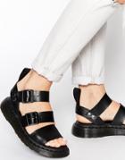 Dr Martens Shore Gladiator Reinvented Gryphon Strap Sandals-black