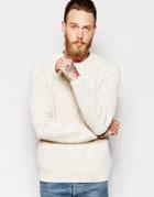 Asos Cable Knit Sweater - Beige