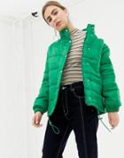 Heartbreak Puffer Jacket - Green